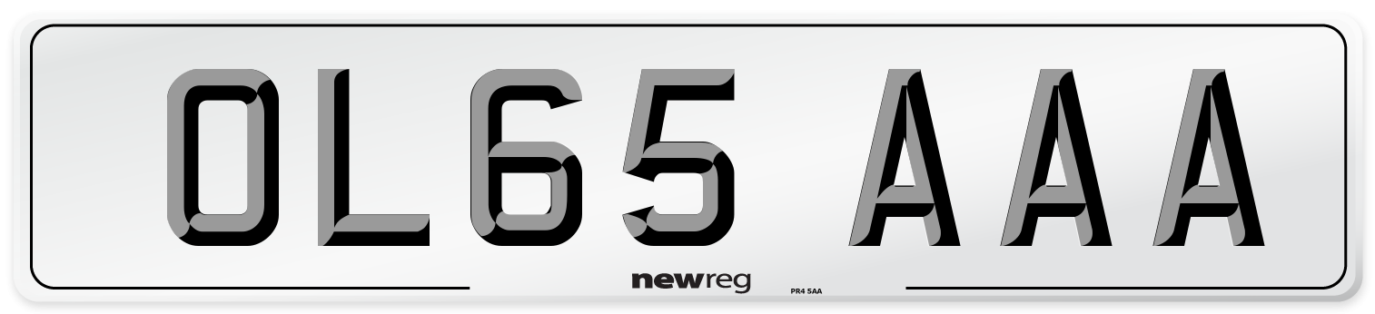 OL65 AAA Number Plate from New Reg